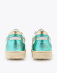 DS3-MI Basket LOW Used Bianco-Azzurro Mare Woman