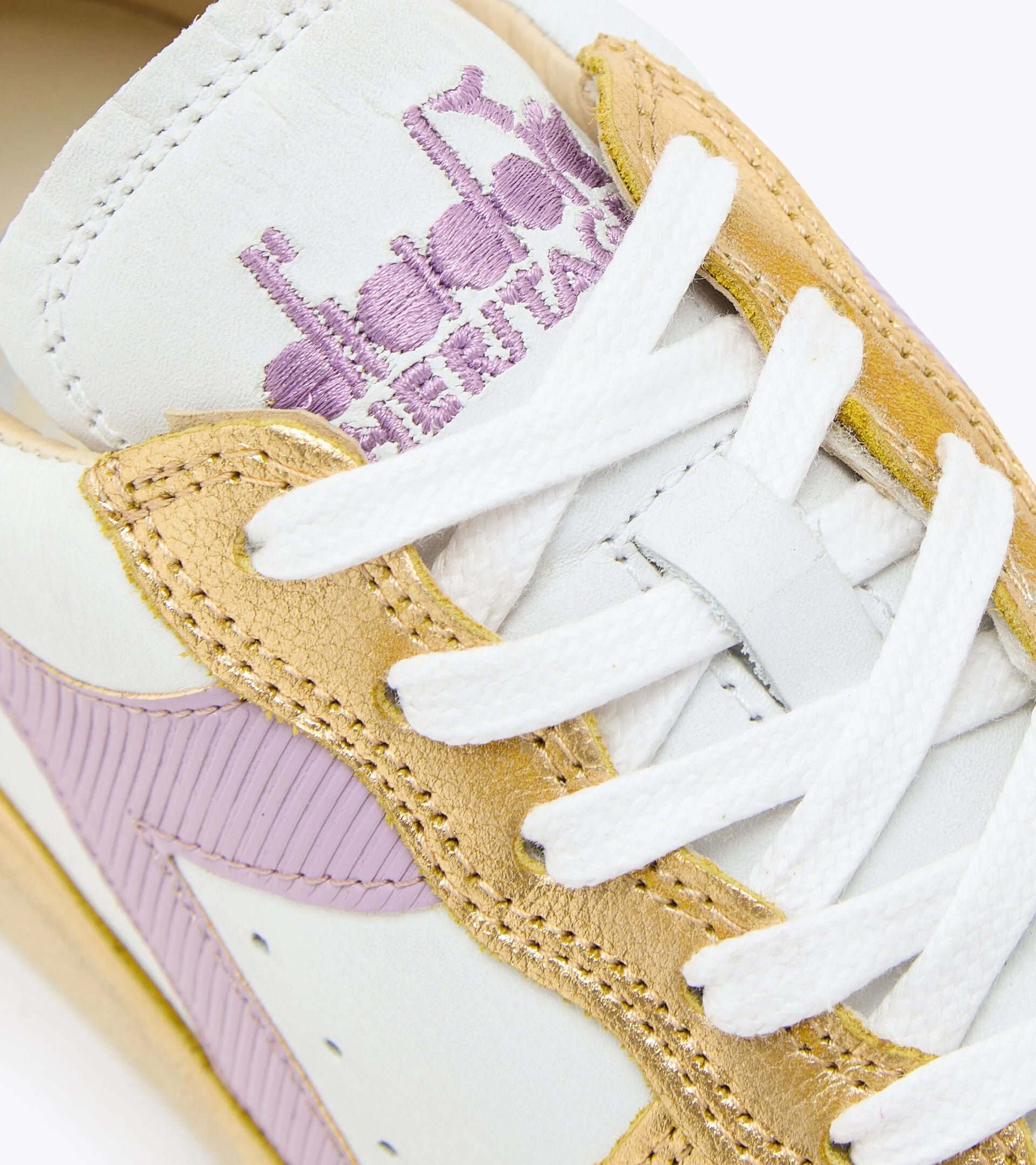 DS3-MI Basket LOW Used Bianco-Oro Vivo Woman