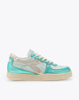 DS3-MI Basket LOW Used Bianco-Azzurro Mare Woman