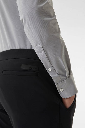 US2-094 Camicia Oxford Jaquard Azzurro Man