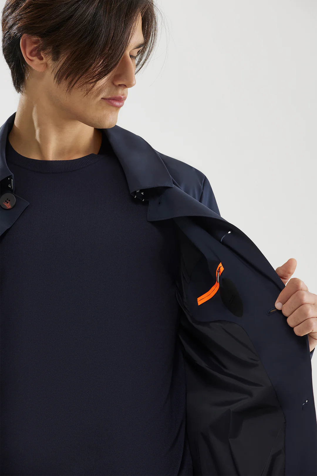 US3-014 JKT Urban Coat Blue/Black Man