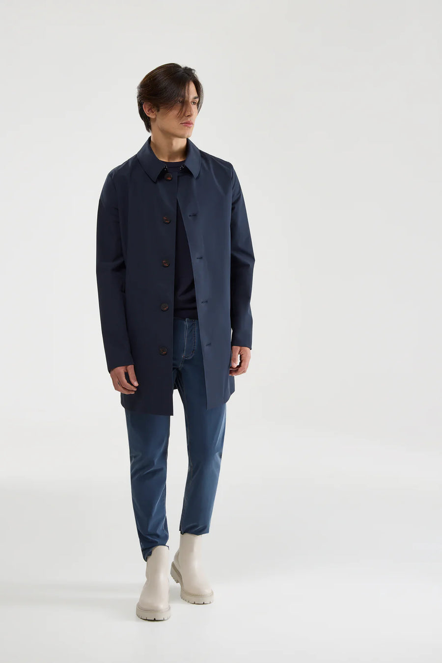 US3-014 JKT Urban Coat Blue/Black Man