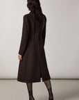 W2-2O0037 Cappotto Dark Brown