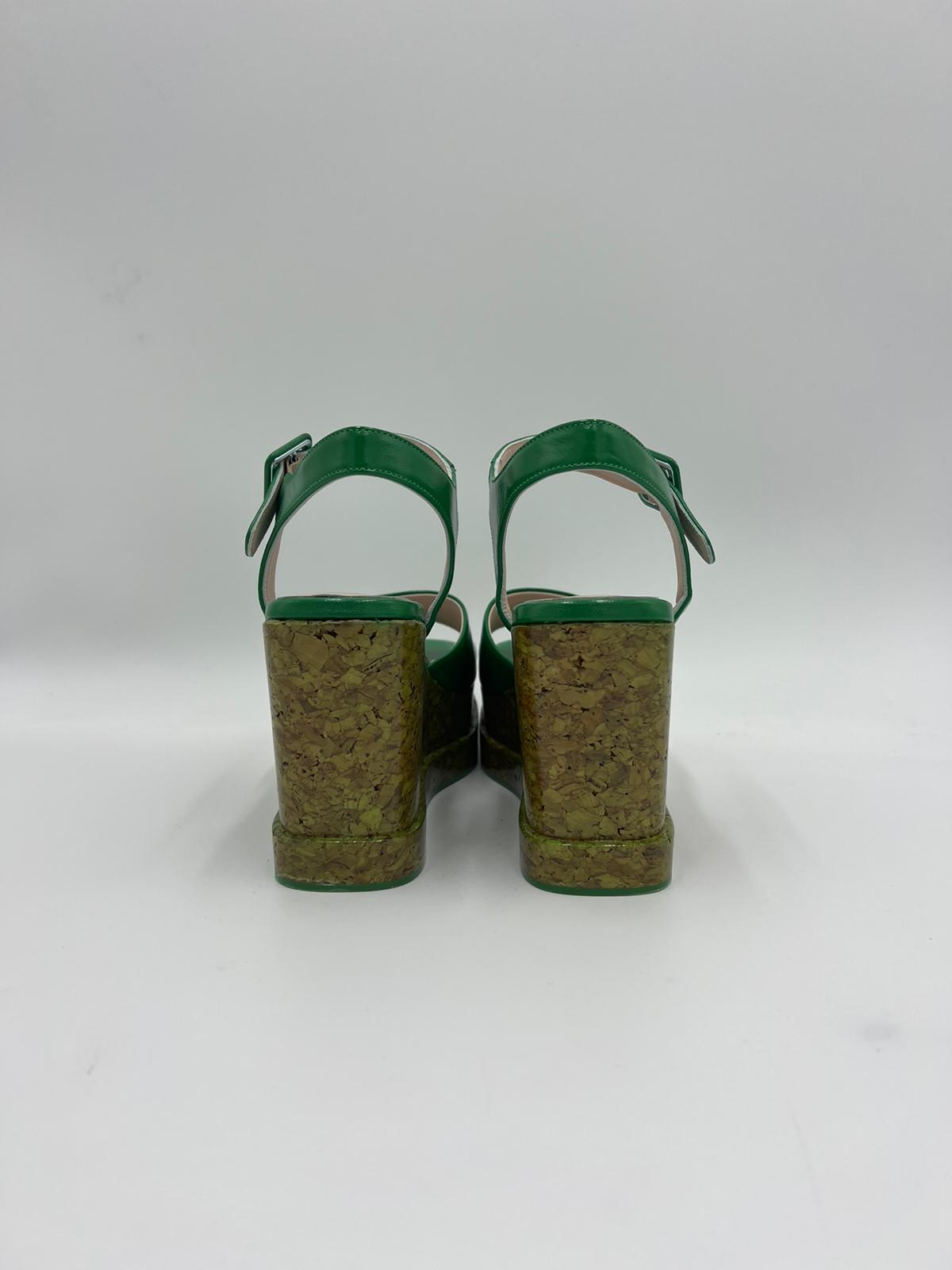 S2-5101 Sandalo Zeppa Bandiera