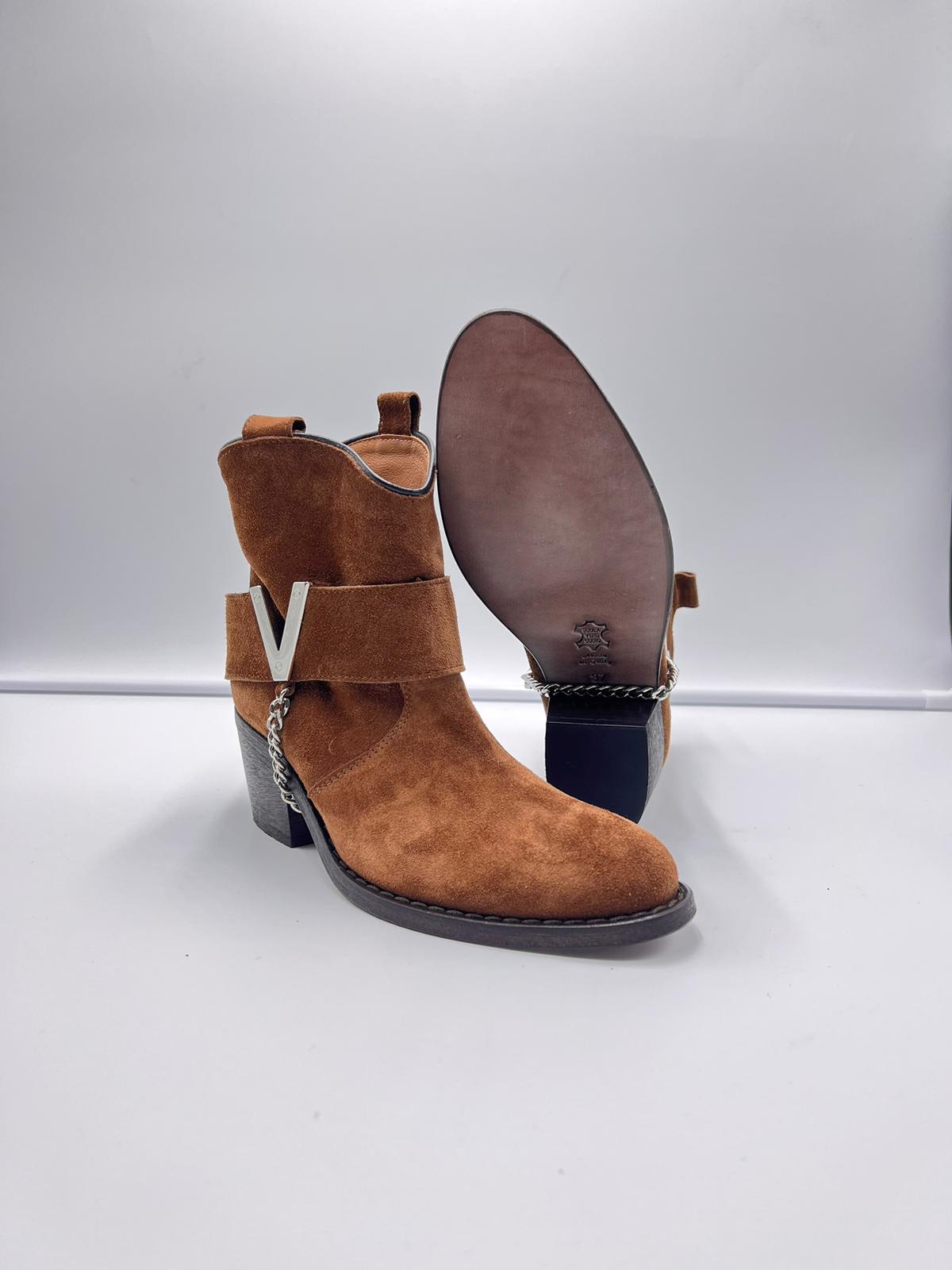 S3-3953 Texano Basso Camoscio Martora