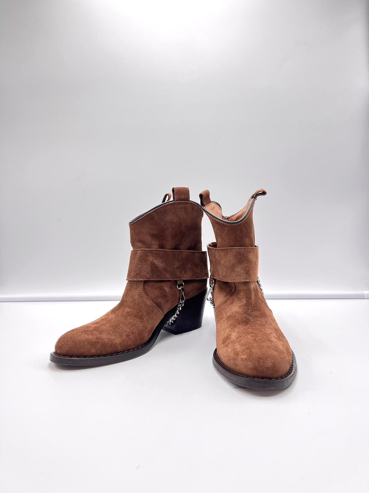 S3-3953 Texano Basso Camoscio Martora