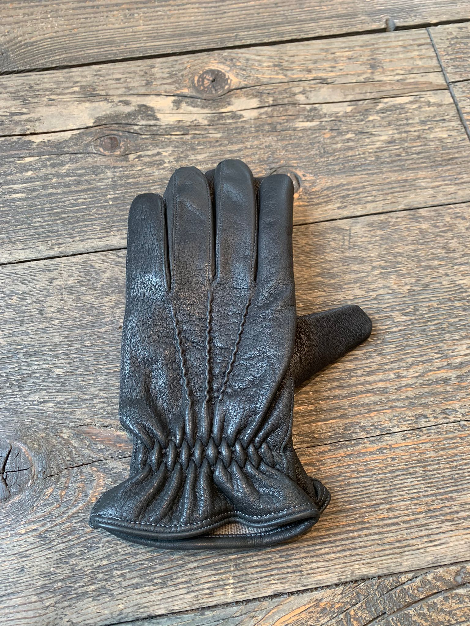 U18 Guanto Alce Nabuk Grigio Man