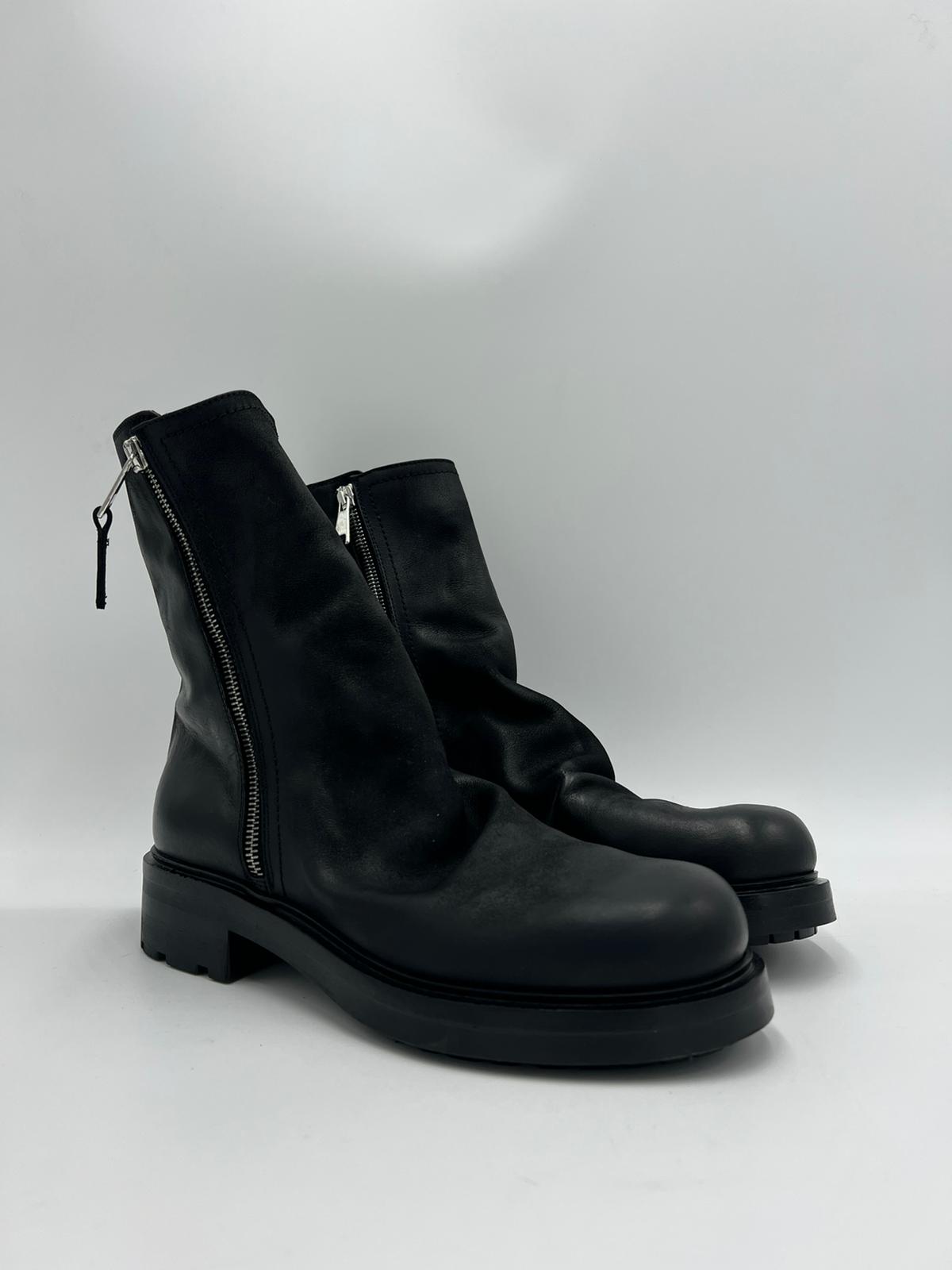 W2-2566 Polacchino Arricciato Nero