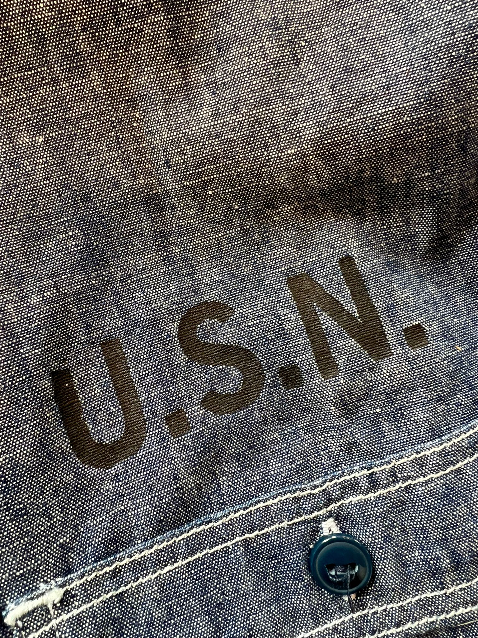 Buzz Camicia Chambray Azzurro