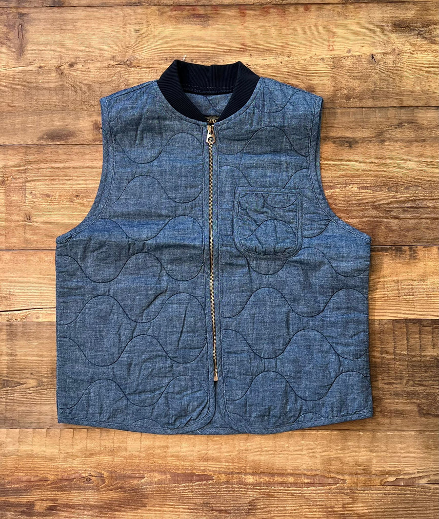 Onion Gilet Seawolf Chambray Navy