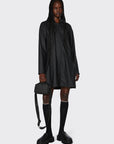 DS3-18050 Jacket A-Line Impermeabile Black Woman