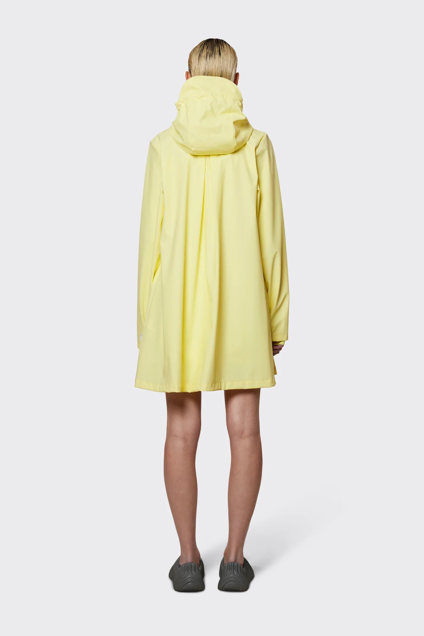 DS3-18050 Jacket A-Line Impermeabile Straw Woman