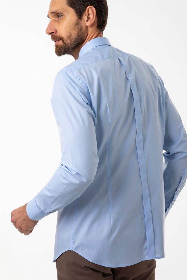 W9-SRAF52 Camicia Slim Azzurra