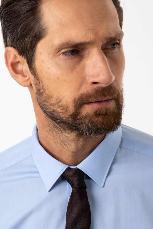 W9-SRAF52 Camicia Slim Azzurra