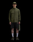 141AC036 Camicia Transit Verde Militare
