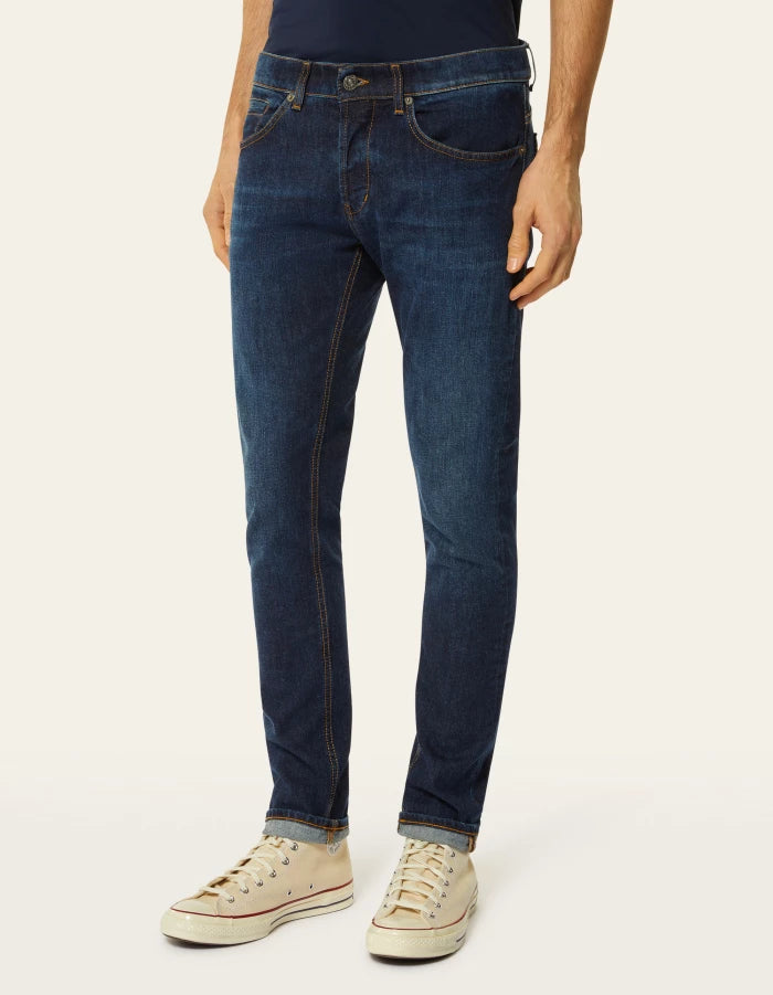 S3-Jeans George FG1 Denim Scuro Man