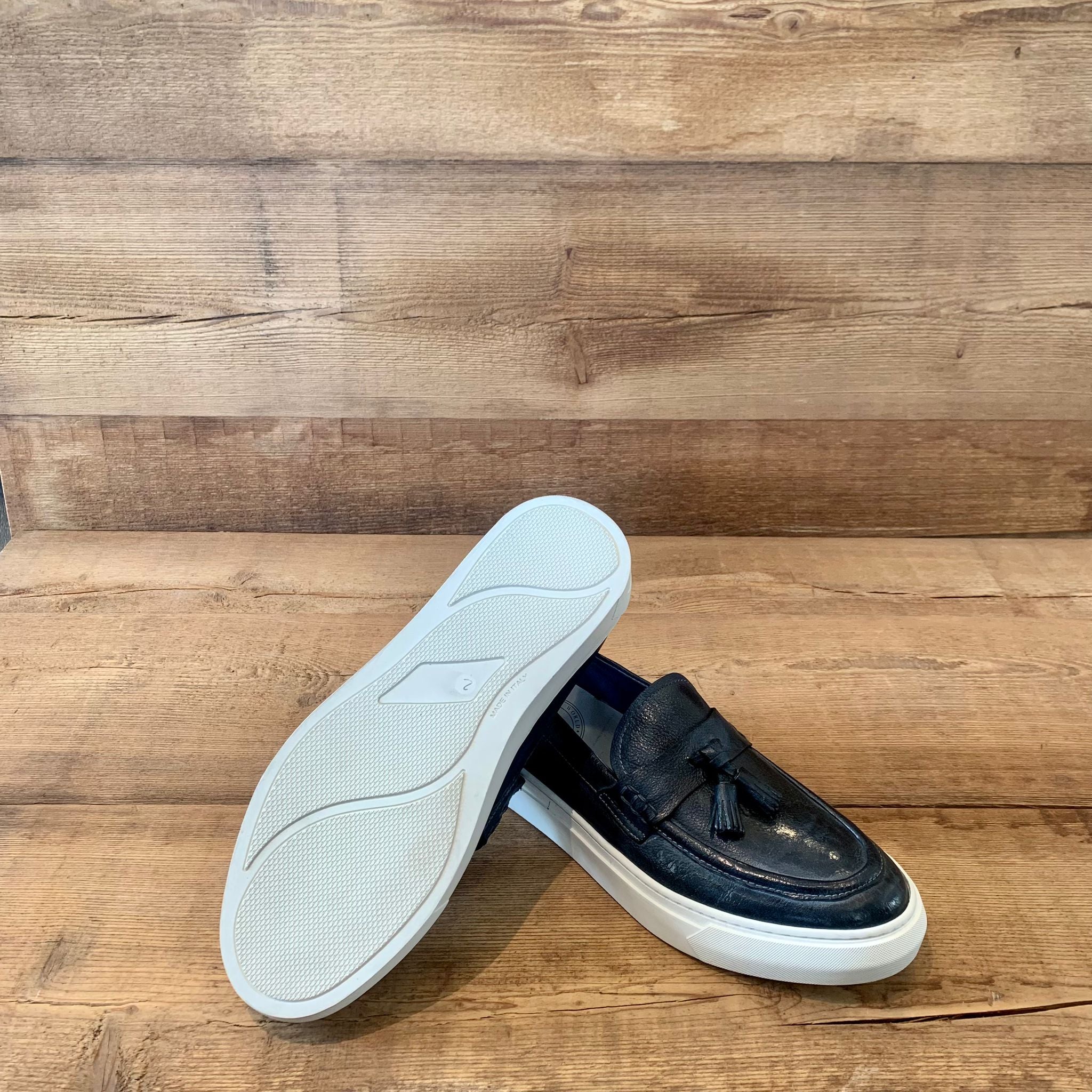 S3-302 Mocassino Nappine Blu Man