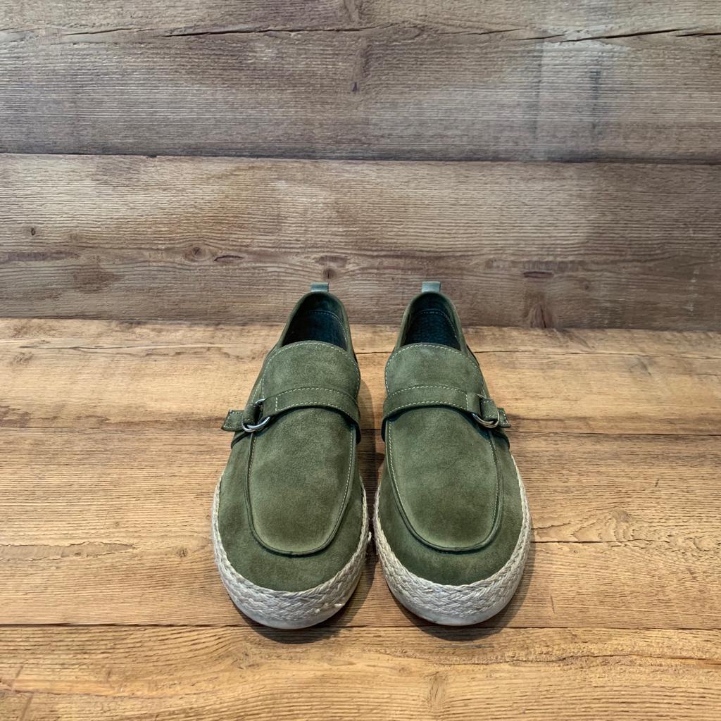 S3-414 Mocassino in Camoscio Militare Man