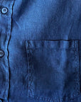 S3-Braiden Camicia Lino Blue Man