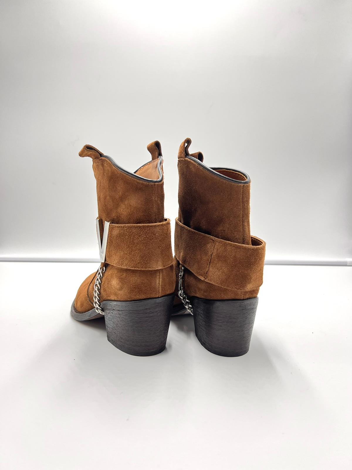 S3-3953 Texano Basso Camoscio Martora