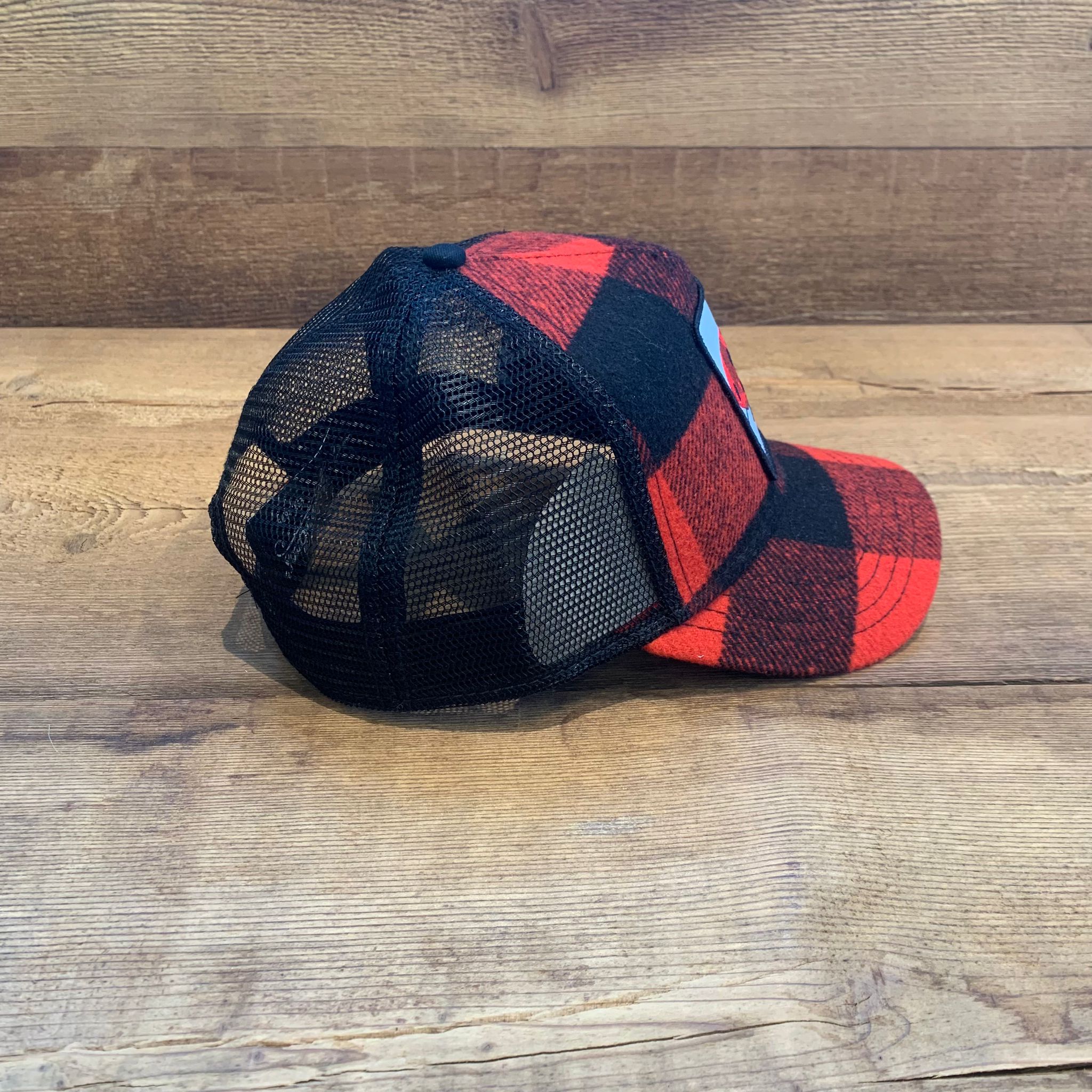 Cappello Lady Bug Quadri RED