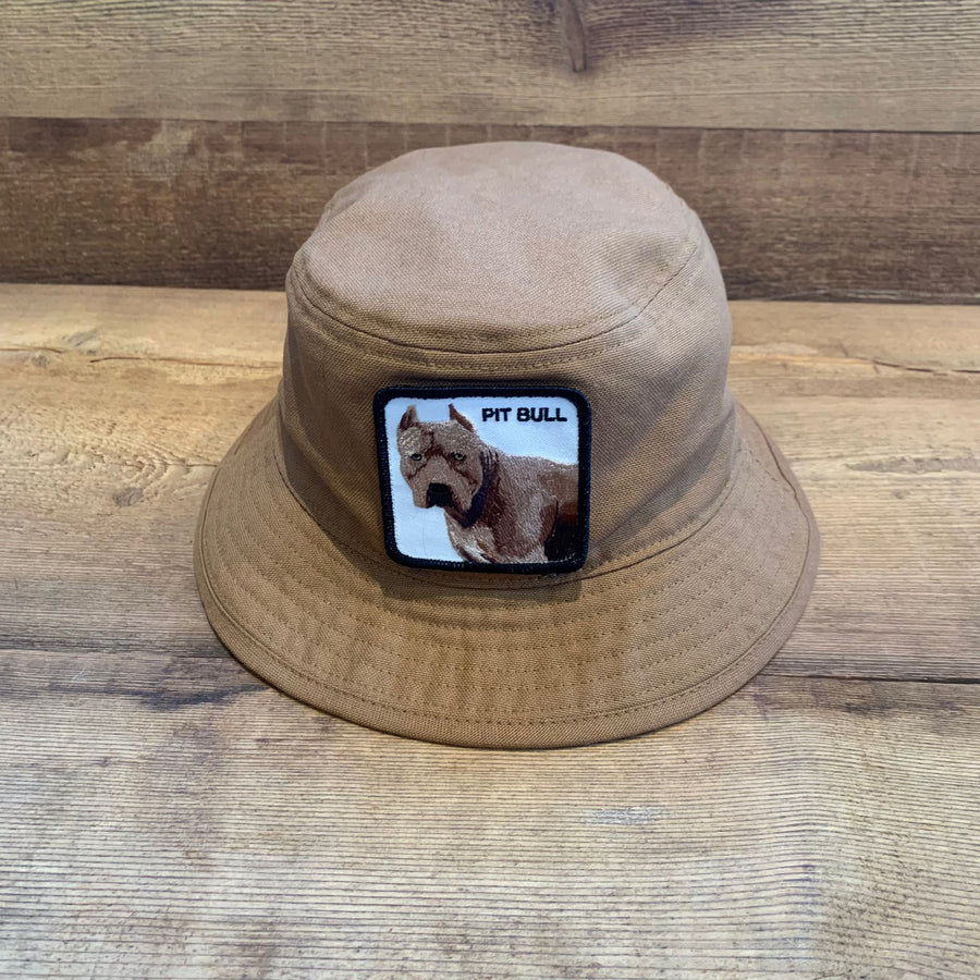 Cappello Bucket Pit Bull Brown