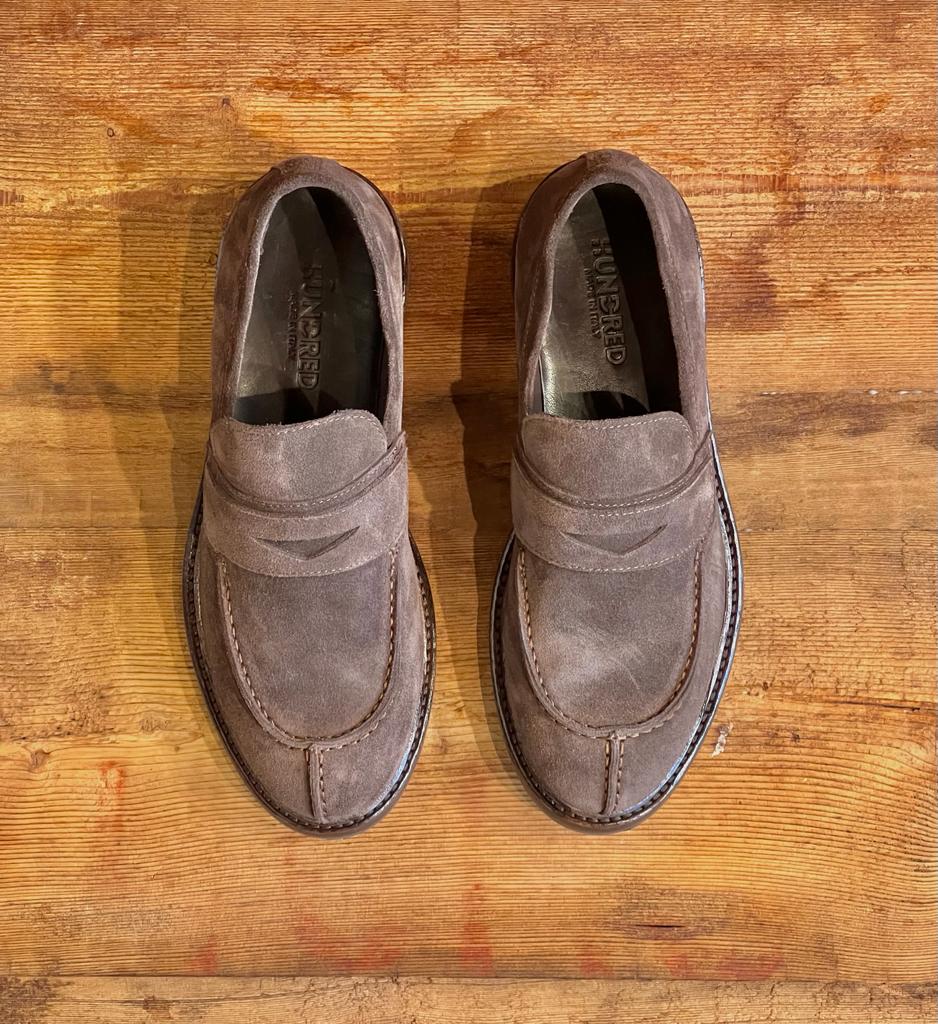 01 Mocassino Baseet Velour Ebano