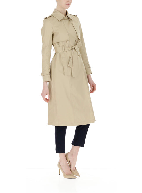 8O0010 Trench Cappotto Beige